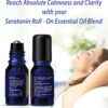 Calming Roll On Essential Oil Blend Anti Stress Roller Lavender Bergamot Holy Basil Destress Relief Gifts for Women Perfect Stocking Stuffers NEW MIUZ