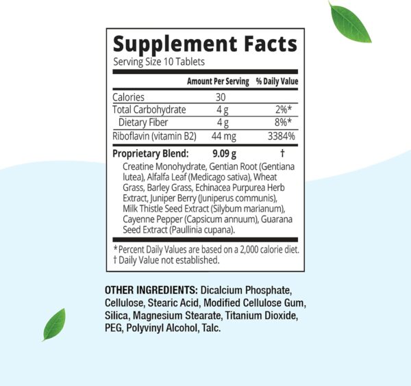 Herbal Clean - QTabs Same-Day Detox, Portable and Discreet, 10 Tablets