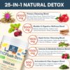 10,000 MG Detox Powder Supplement, Fast-Acting Detox and Liver Cleanser, Full Body Detox, Multi-System Cleanse Detox & Repair for Liver, Kidney, Digestion & Immune, 30 Servings