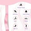 Stretching Strap Yoga Strap for Physical Therapy,10 Loops Yoga Straps for Stretching,Non-Elastic Stretch Strap for Pilates, Flexibility, Exercise, Stretch Band Women Men