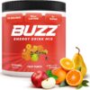Morning Buzz Energy Drink Powder - Energy Boost Drink Mix - Sugar-Free Energy with Antioxidants - Morning Kickstart and Sports Nutrition Endurance Product - 30 Servings, Fruit Punch, 7.9 Ounces