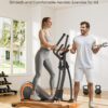 Niceday Elliptical Machine, Elliptical Exercise Machine for Home with Hyper-Quiet Magnetic Driving System, Elliptical Trainer with 15.5IN-18IN Stride, 16 Resistance Levels, 400LBS Loading Capacity
