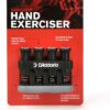 D'Addario Accessories Hand Exerciser–Improve Dexterity and Strength in Fingers, Hands, Forearms- Adjust Tension Per Finger– Simulated Strings Help Develop Calluses- Comfortable Conditioning