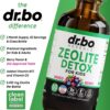 Zeolite Detox for Kids Liquid Drops - Advanced Clinoptilolite with Pure Vitamins B12 & D - Kids Gentle Body Daily Cleanse Focus & Speech Extra Clinoptilolite Zeolite Drops Detox Cleanse Supplement 2oz