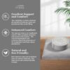 Meditation Cushion with Washable Premium Velvet Cover,100% Memory Foam Square Floor Cushion and Buckwheat Cushion Seating for Adults and Children Sitting, Yoga, Reading