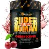 ALPHA LION Superhuman Burn 2-in-1 Metabolism Booster Pre Workout, Weight Loss Supplement, Appetite Suppressant, Fat Loss Support, Energy & Focus Powder (21 Servings, Sweet Black Cherry Flavor)