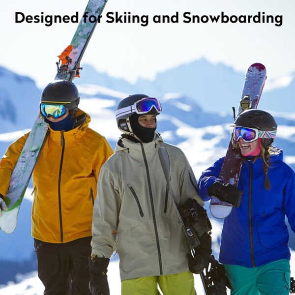 Pukavt 1-3 Pack Balaclava Face Mask, Ski Mask for Men Women, UV Protection Windproof Scarf for Motorcycle Snowboard Cycling
