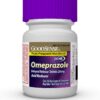 GoodSense Omeprazole Delayed Release Tablets 20 mg, Stomach Acid Reducer for Frequent Heartburn Treatment, 42 Count