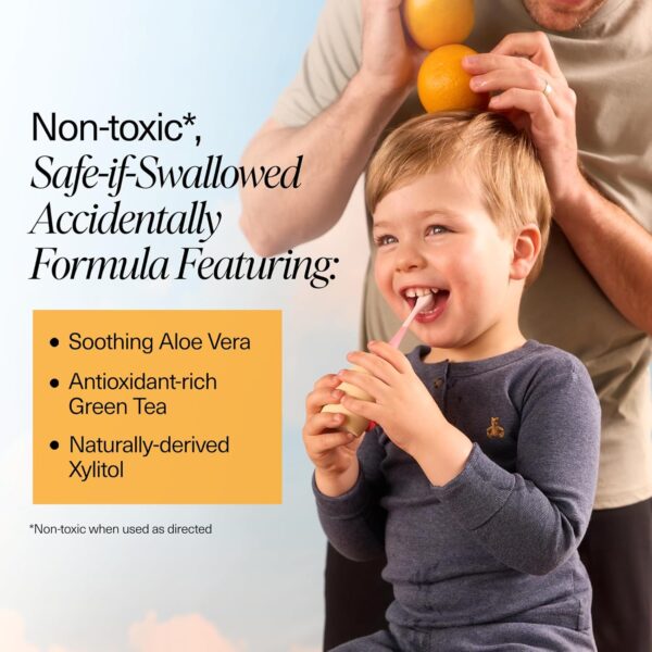 Boka Fluoride Free Toothpaste Nano Hydroxyapatite, Helps Remineralize, Appropriate for Sensitive Teeth, Whitening - for Adult, Kids Oral Care - Orange Cream Flavor, 4oz 1Pk - US Manufactured