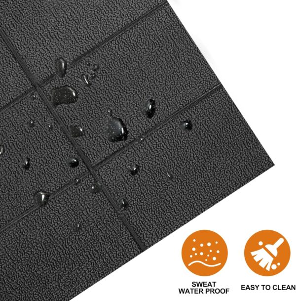 811gV2o-XuL._AC_SL1500_.jpg HOVSCO Foldable Treadmill Mat Non-Slip Exercise Bike Mat, 1/4" Thick, 30"x63" Waterproof Walking Pad Mat for Carpet, Hardwood Floors, Workout, Indoor Bikes, Fitness Equipment, Home Yoga