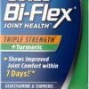 Osteo Bi-Flex Glucosamine Triple Strength Plus Turmeric Supplement with Curcumin for Joint Support and Range of Motion, 60 Day Supply, 120 Coated Tablets, Joint Health Nutritional Supplements