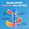 Nuun Sport Electrolyte Tablets - Dissolvable in Water, Citrus Fruit, 5 Essential Electrolytes for Hydration, 1g Sugar Drink Mix, Vegan, Non-GMO, 4 Pack (40 Total Servings)
