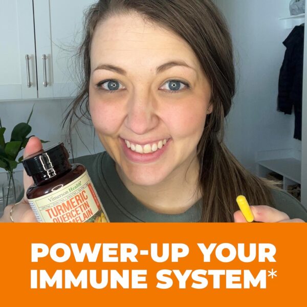 Quercetin with Bromelain Turmeric Supplement - Quercetin 500mg Capsules + Curcumin with Black Pepper - Joint Supplements for Women & Men. Bromelain Turmeric Curcumin Supplement. 60 Tumeric Capsules