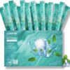 Mouthwash Travel Size Portable Mouthwash Packets to Go, Alcohol & Fluoride Free Fresh Mint Mouthwash Strips for Superior Oral Hygiene,30 Individual Disposable Mouthwash Packs