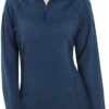 Miusey Womens Quarter Zip Running Pullover Jackets Long Sleeve Workout Tops (PRIME)