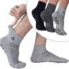 Ozaiic Non Slip Socks Grip for Yoga Home Workout Pure Barre, Pilates, Hospital, Ideal Cushion Socks for Men and Women