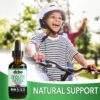 Zeolite Detox for Kids Liquid Drops - Advanced Clinoptilolite with Pure Vitamins B12 & D - Kids Gentle Body Daily Cleanse Focus & Speech Extra Clinoptilolite Zeolite Drops Detox Cleanse Supplement 2oz