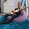 Yogibo Mini Small Bean Bag Lounger Chair for Kids, Teens and Adults with Filling, Soft, Plush, Comfy, Sensory Lounge Beanbag, Washable Cover, Lavender