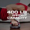 Perfect Pushup Elite - Rotating Handle Design with Steel Ball Bearings for Smooth, Effortless Handle Rotation - Ergonomic Grips, 8" Base & Textured, Non-Slip Bottom Treads - Supports up to 400lbs