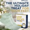 Pembrook Grip Socks - 6 Pairs Barre Socks with Grips for Women & Men | Non Slip Yoga Socks