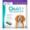 ORAVET Dental Chews for Dogs, Oral Care and Hygiene Chews (Medium Dogs, 25-50 lbs.) Purple Pouch, 30 Count