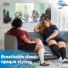 ABSOLUTE SUPPORT Cotton Compression Socks for Women & Men 20-30 mmhg Knee High