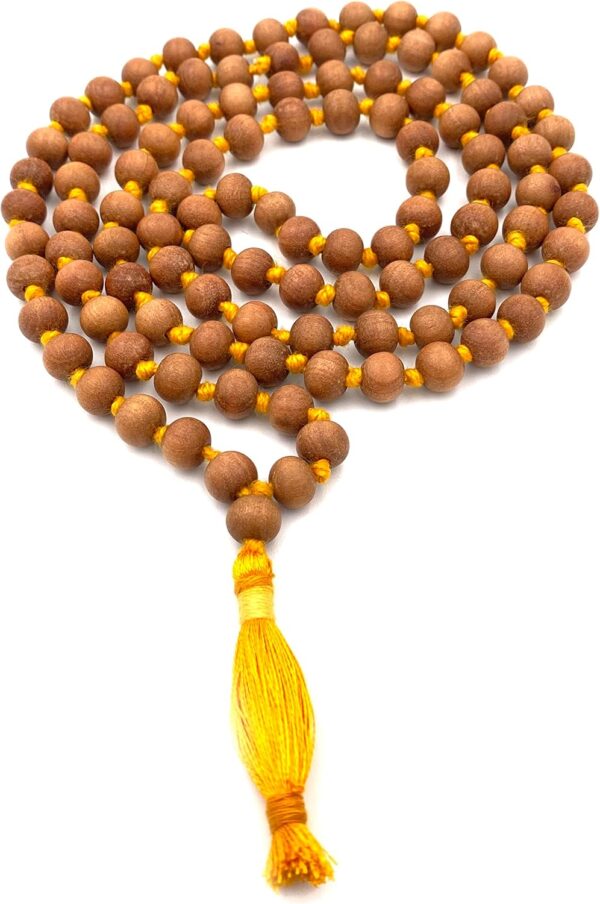 Sandalwood Scented Jaap mala 108+1 Beads Meditation Prayer Japa Mala