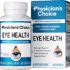 Areds 2 Eye Vitamins - Lutein, Zeaxanthin & Bilberry Extract - Supports Eye Strain, Dry Eyes, and Vision Health - 2 Award-Winning Clinically Proven Eye Vitamin Ingredients - Carotenoid Blend