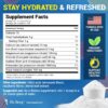 Dr. Berg Zero Sugar Hydration Keto Electrolyte Powder - Enhanced w/ 1000 mg of Potassium & Real Pink Himalayan Salt (NOT Table Salt) - Raspberry & Lemon Flavor Hydration Drink Supplement, 100 Servings