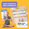 WorkoutLabs Yoga Cards I & II – Complete Set Beginners & Intermediate: Professional Study, Class Sequencing & Practice Guide · Premium Yoga Asana Flash Cards Deck with Sanskrit