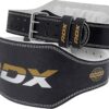 RDX Weight Lifting Belt Gym Exercise Workout, 6 inch Leather Padded Lumbar Back Support Men Women, 10 Adjustable Holes, Powerlifting Bodybuilding Deadlift, Squat Fitness Strength Training Equipment