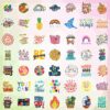 LIFEBE 300Pcs Mental Health Stickers Mental Health Awareness Stickers for Laptop, Water Bottles, Luggage, Computer, Aesthetic Decal for Teens and Adults