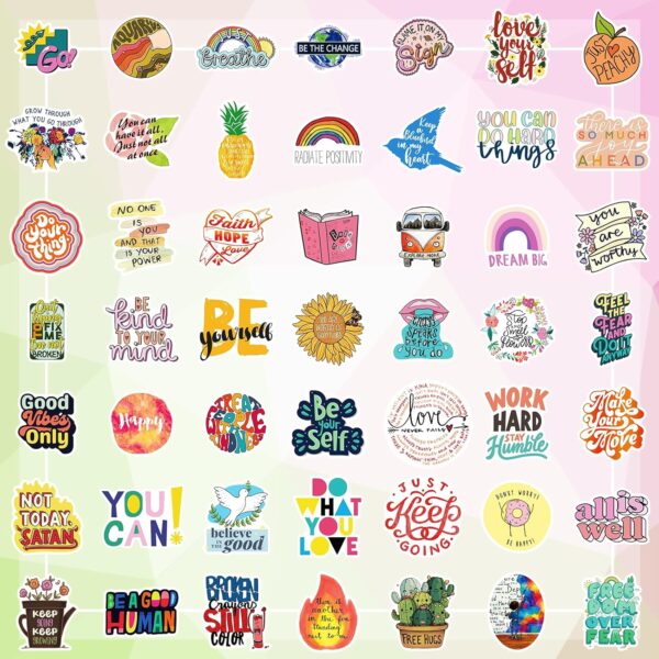 LIFEBE 300Pcs Mental Health Stickers Mental Health Awareness Stickers for Laptop, Water Bottles, Luggage, Computer, Aesthetic Decal for Teens and Adults
