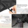 Rowing Machine Cover Fitness Equipment Cover Peotection for Sports Equipment Indoor or Outdoor Use 95" L x 24" W x 40" H Black