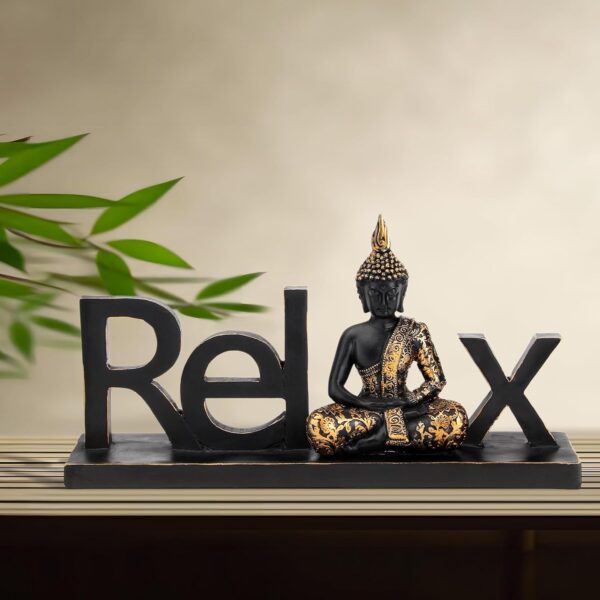 Buddha Statue Buddah Buda - Buddah Statue for Home Decoration,Laughing Buddha Statue for Yoga feng Shui Meditation Spiritual Room Decor,Buddha Decor Indoor, Relax Budha Zen Decor