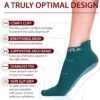 Rymora Pilates Socks With Grips Women Men - Non Slip Socks 2 Pairs - Yoga Socks Fall Prevention Dance Home Workout