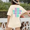 Stay Tomorrow Needs You 988 Mental Health Shirt Women Suicide Prevention Awareness T-Shirt Semicolon Oversized Tees