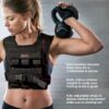 Adjustable Weighted Vest for Men and Women 25LBS | 35LBS Weighted Vest Woman, Weighted Vest Men, Weight Vest for Walking, Rucking Vest for Men and Women, Strength Training Weight Vests