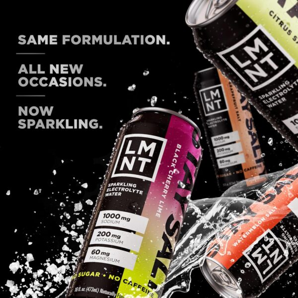 LMNT Sparkling Electrolyte Drink - Variety Pack | 12-Count