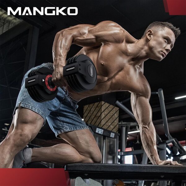 814SCSHswWL._AC_SL1500_.jpg Mangko Adjustable Dumbbell Set 25LB Dumbbells Weight 5 in 1 Weight Dumbbell with Anti-Slip Nylon Handle, Suitable for Home Gym Exercise Equipment