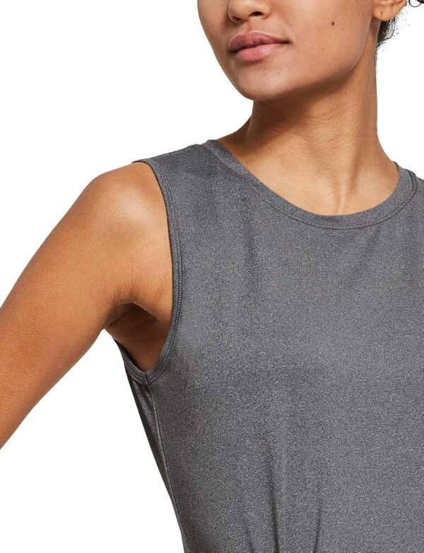 BALEAF Workout Tank Tops for Women Sleeveless Running Loose Fit Yoga Tops Active Shirts Pickleball Sports Gym Exercise