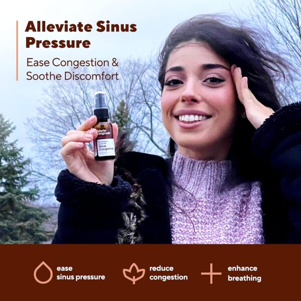 Breathe Blend Essential Oil Sinus Spray | Best Therapeutic Grade Essential Oils for Sleep, Stress, Congestion Relief | Peppermint, Eucalyptus, Rosemary, Clove, Olive, Cajeput, Mint | Aromatherapy Oils