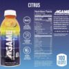 A-GAME Sports Drink, Citrus, The Ultimate Hydration Sports Beverage for Athletes, 8 Essential Vitamins including B, C, & E plus Natural Sea Salt Electrolytes, All Natural Flavors & Sweeteners, Gluten Free, 16.9 Fl Oz (Pack of 12)