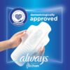 Always Infinity Feminine Pads for Women, Size 5 Extra Heavy Overnight, with wings, unscented, 22 Count x 3 Packs (66ct Total)