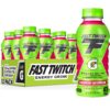 Fast Twitch Energy drink from Gatorade, Strawberry Watermelon, 12 Oz Bottles,(Pack of 12), 200mg Caffeine, Zero Sugar, Electrolytes