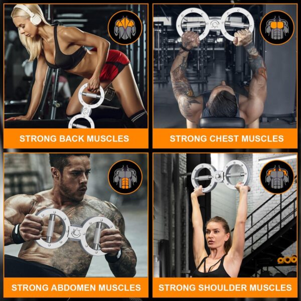 Burn Machine - Arm Exercise Equipment with 12LB Adjustable Resistance,Forearm Strength Trainer for Men&Women with 360 Degree Rotator