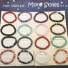 4mm Natural Healing Gemstone Bracelet Handmade Yoga Stretch Elastic Bracelet Stress Relief Crystal Jewelry for Men and Women (4mm Imperial Jasper)