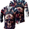 Mens Henley Shirts Graphic V Neck Long Sleeve Pullover Shirts 8Pcs Buttons Up Vintage Hippie Streetwear Tees Top
