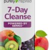 Purely Inspired 7-Day Detox Cleanse - Whole Body Cleanse & Detox Pills for Women & Men, Powered with Senna Leaf, Vitamin C, Apple Cider Vinegar, Digestive Enzymes & Probiotics - 42 Acai Berry Capsules