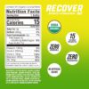 RECOVER 180 Organic Sports Hydration Drink, No Sugar Added, 15 Calorie Sports Beverage, Organic Flavors With Vitamins, Potassium-Packed Electrolytes (16.9 Fl Oz (Pack of 12), Lemon Lime)